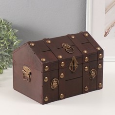 Шкатулка сундук дерево No Brand