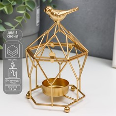Подсвечник металл на 1 свечу No Brand