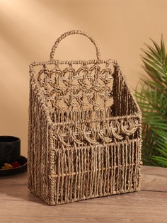 Корзина плетеная, 23×12×36 см, сиграсс No Brand