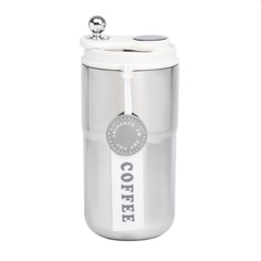 Термокружка coffee, 450 мл, сохраняет тепло до 6 ч, термометр Мастер К.