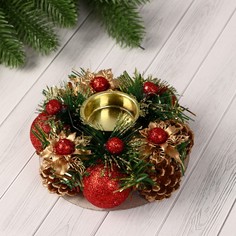 Подсвечник на одну свечу Зимнее волшебство