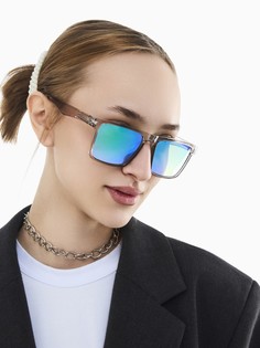 Очки солнцезащитные, uv 400, ширина 14 см, дужка 15 см, линза 5.2×4.1 см Onesun
