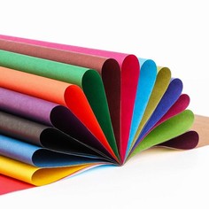 Цветная бумага, а4, 16 листов, 16 цветов, немелованная, двусторонняя, на скрепке, 48 г/м², Marvel