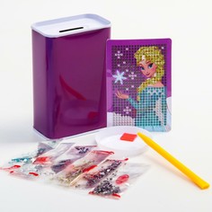 Алмазная мозаика на копилках, 11.5х8.5 см, холодное сердце Disney