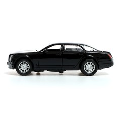 Машинка металлическая limo, 1:32, инерция, свет и звук, цвет черный Автоград