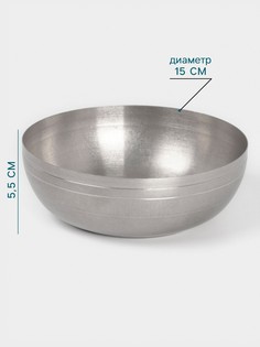 Салатник hanna knövell vanha, 620 мл, 15×5.5 см, нержавеющая сталь, серебристый