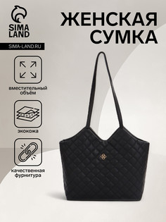 Сумка женская на магните, цвет черный No Brand