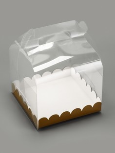 Pvc коробка для бенто - торта 16×16×12 см Upak Land