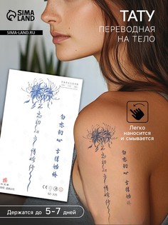 Переводная тату на тело No Brand