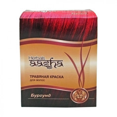 Краска для волос на основе хны бургунди ( ААША