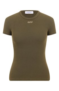 Хлопковая футболка Off-White