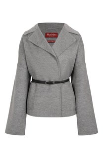 Полупальто из шерсти и кашемира Max Mara Studio