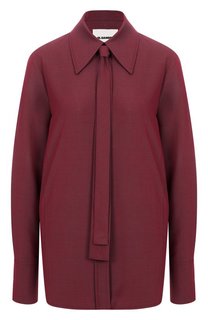 Шерстяная рубашка Jil Sander