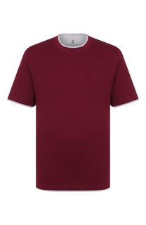 Хлопковая футболка Brunello Cucinelli