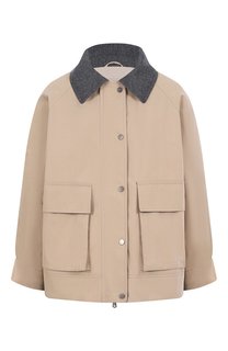 Хлопковая куртка Brunello Cucinelli