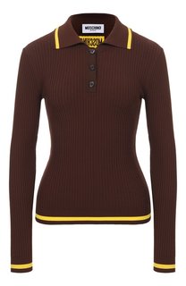 Поло из вискозы M05CH1NO Jeans