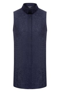Топ изо льна и вискозы Emporio Armani