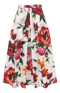 Хлопковая юбка Dolce & Gabbana