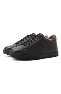 Кожаные кеды Kiton