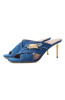Текстильные мюли Safety Pin 75 Balmain