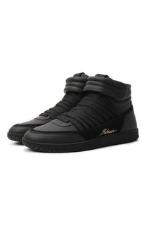 Кожаные кеды Swan Balmain