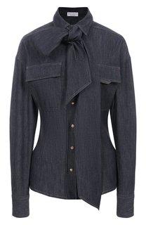 Джинсовая блузка Brunello Cucinelli