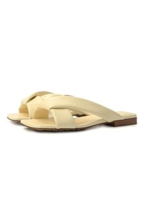 Кожаные шлепанцы Riva Bottega Veneta