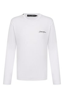 Хлопковый лонгслив Dolce & Gabbana