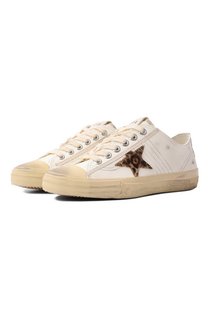 Кожаные кеды V-Star LTD Golden Goose Deluxe Brand