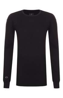 Хлопковый лонгслив Rick Owens x Champion Rick Owens