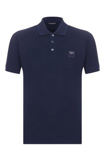Хлопковое поло Emporio Armani