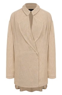 Блузка из вискозы и льна Giorgio Armani
