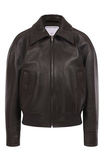 Кожаная куртка Bottega Veneta