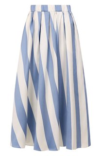 Юбка из хлопка и шелка Weekend Max Mara