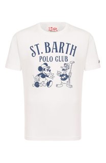 Хлопковая футболка MC2 Saint Barth
