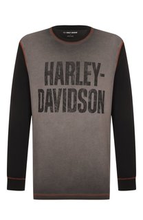 Хлопковый лонгслив Harley-Davidson