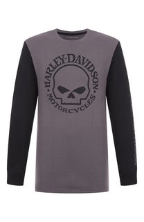Хлопковый лонгслив Harley-Davidson
