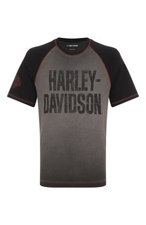 Хлопковая футболка Harley-Davidson