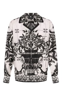 Шелковая рубашка Dolce & Gabbana