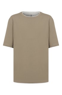 Хлопковая футболка Brunello Cucinelli