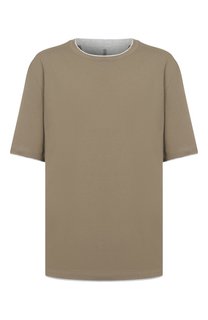 Хлопковая футболка Brunello Cucinelli