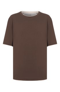 Хлопковая футболка Brunello Cucinelli