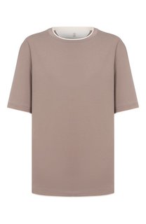 Хлопковая футболка Brunello Cucinelli