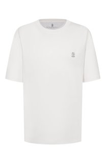 Хлопковая футболка Brunello Cucinelli