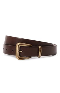 Кожаный ремень Brunello Cucinelli