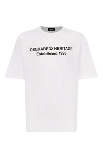 Хлопковая футболка Dsquared2