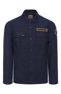 Хлопковая куртка-рубашка Aeronautica Militare
