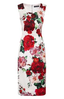 Платье из вискозы Dolce & Gabbana