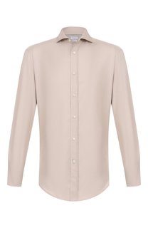 Хлопковая сорочка Brunello Cucinelli