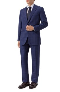 Костюм из шерсти и шелка Brioni